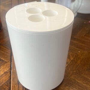 Rare 70’s Vintage Crayonne White canister